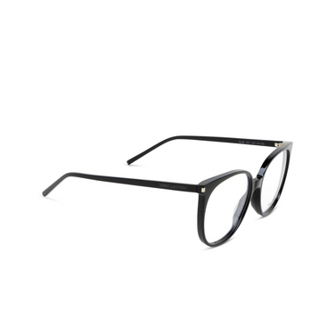 Gafas graduadas Saint Laurent SL 39 001 black - Vista tres cuartos