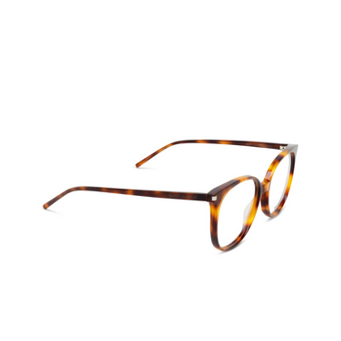 Saint Laurent SL 39 Eyeglasses 002 havana - three-quarters view