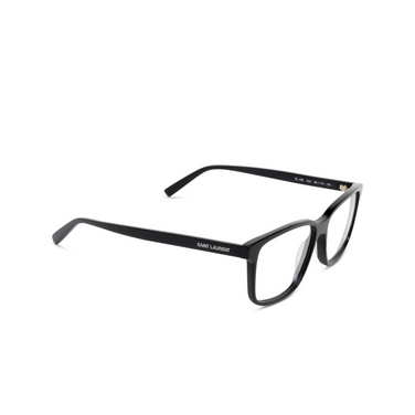 Saint Laurent SL 458 Eyeglasses 004 black - three-quarters view