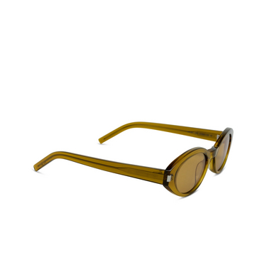 Saint Laurent SL 567 Sunglasses 004 green - three-quarters view