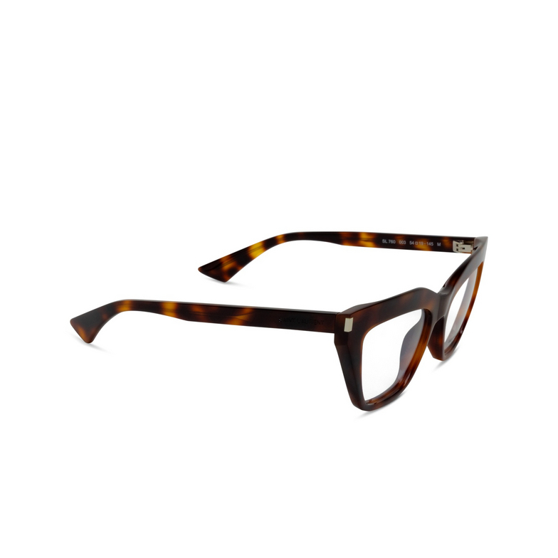 Gafas graduadas Saint Laurent SL 760 003 havana - 2/4