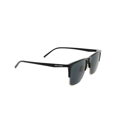 Saint Laurent SL 768/F Sunglasses 002 black - three-quarters view