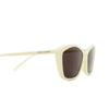 Saint Laurent SL 775 Sunglasses 005 ivory - product thumbnail 3/4