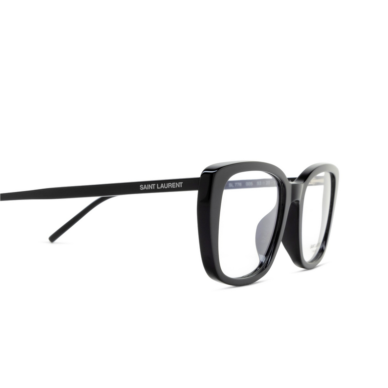 Saint Laurent SL 776 Eyeglasses 005 black - 3/4