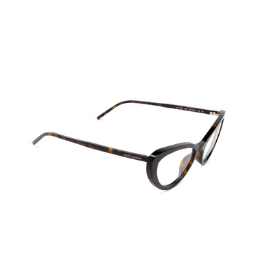 Gafas graduadas Saint Laurent SL 777 002 havana - Vista tres cuartos