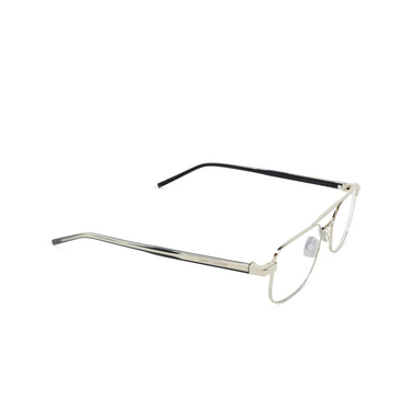 Saint Laurent SL 780 Eyeglasses 001 silver - three-quarters view