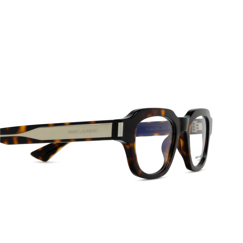 Occhiali da vista Saint Laurent SL 791 002 havana - 3/4