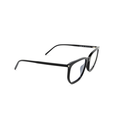 Lunettes de vue Saint Laurent SL 802 001 black - Vue trois quarts