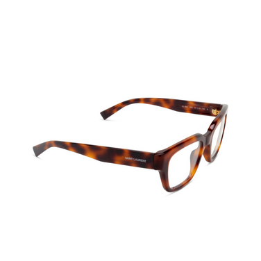 Gafas graduadas Saint Laurent SL 804 003 havana - Vista tres cuartos