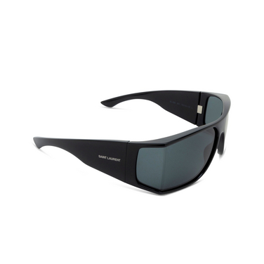 Saint Laurent SL 806 Sunglasses 001 black - three-quarters view