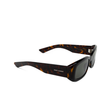 Lunettes de soleil Saint Laurent SL 809 002 havana - Vue trois quarts