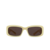 Saint Laurent SL 809 Sunglasses 005 ivory - product thumbnail 1/4