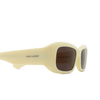 Saint Laurent SL 809 Sunglasses 005 ivory - product thumbnail 3/4