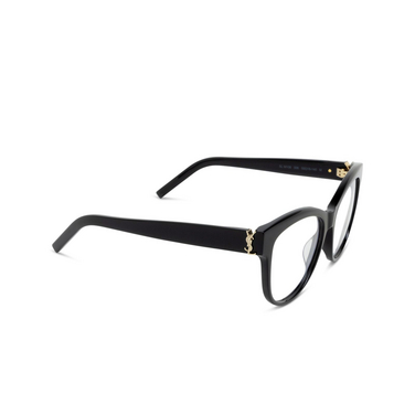 Saint Laurent SL M108 Eyeglasses 006 black - three-quarters view