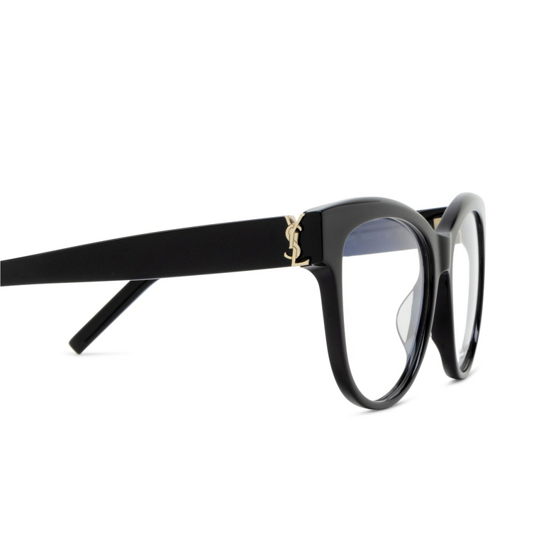 Saint Laurent SL M108 Eyeglasses 006 black - 3/4