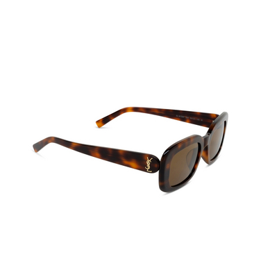 Saint Laurent SL M130/F Sonnenbrillen 004 havana - Dreiviertelansicht