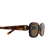 Saint Laurent SL M130/F Sonnenbrillen 004 havana - Produkt-Miniaturansicht 3/4