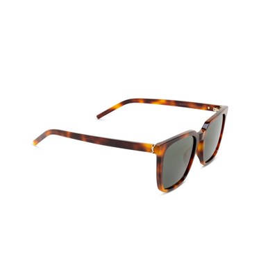 Saint Laurent SL M146 Sunglasses 003 havana - three-quarters view