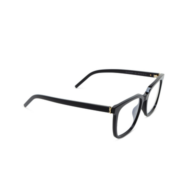 Saint Laurent SL M146 Eyeglasses 001 black - three-quarters view