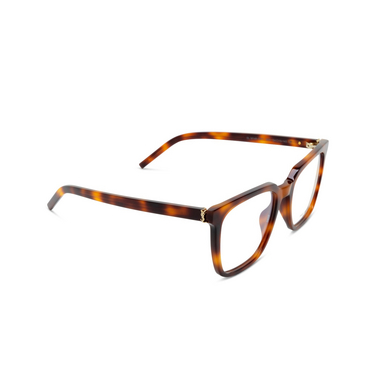 Gafas graduadas Saint Laurent SL M146 OPT 003 havana - Vista tres cuartos