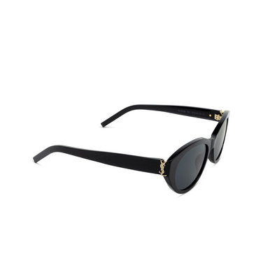 Saint Laurent SL M148 Sonnenbrillen 001 black - Dreiviertelansicht