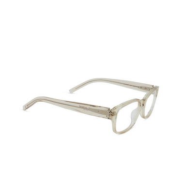 Saint Laurent SL M149 Eyeglasses 004 beige - three-quarters view