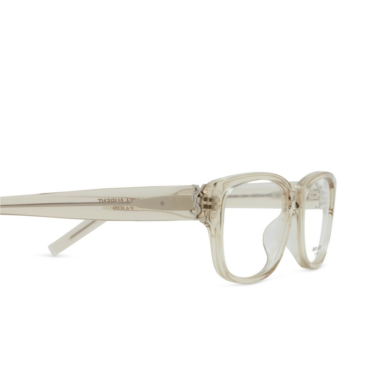Saint Laurent SL M149 Eyeglasses 004 beige - 3/4