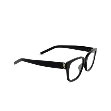 Saint Laurent SL M150 Eyeglasses 001 black - three-quarters view