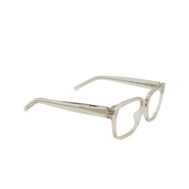 Lunettes de vue Saint Laurent SL M150 004 beige - Vue trois quarts