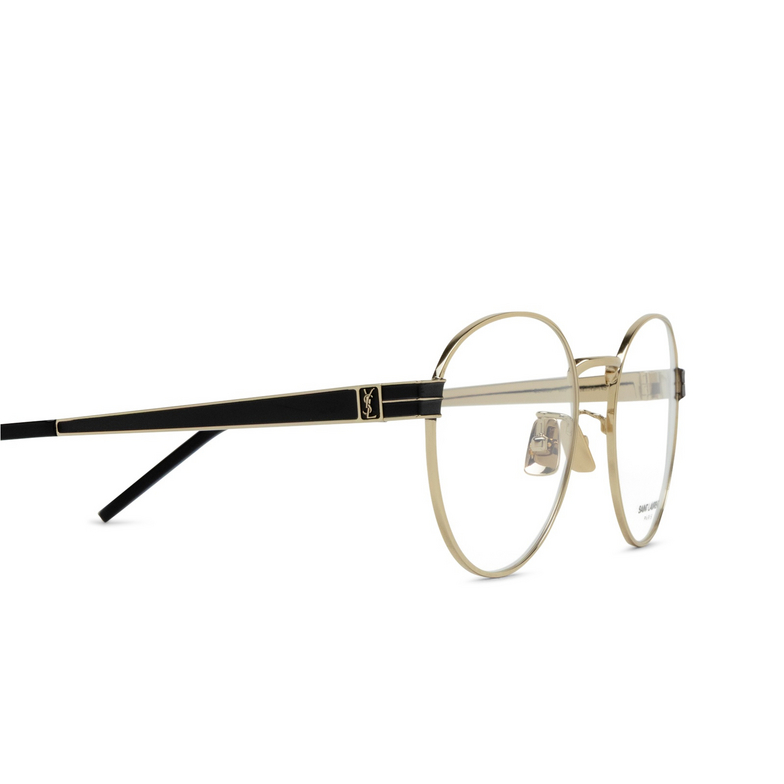 Saint Laurent SL M63 Eyeglasses 003 gold - 3/4