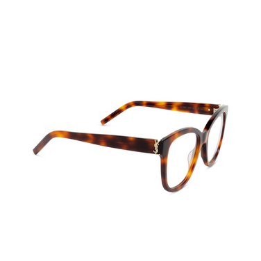 Saint Laurent SL M97 Eyeglasses 003 havana - three-quarters view