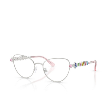 Occhiali da vista Swarovski SK1024 401M silver - tre quarti