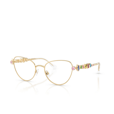 Swarovski SK1024 Eyeglasses 404M gold - three-quarters view