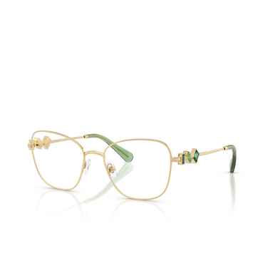 Swarovski SK1025 Eyeglasses 404G gold - three-quarters view