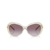 Gafas de sol Swarovski SK6026 30038H transparent beige - Miniatura del producto 1/4