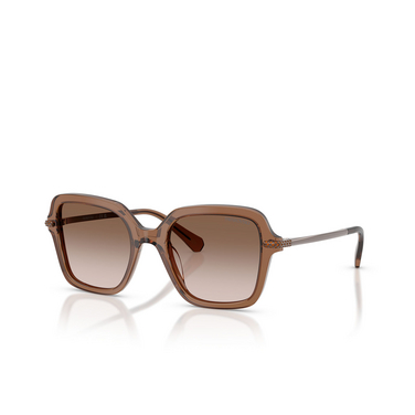 Occhiali da sole Swarovski SK6040 106713 transparent brown - tre quarti