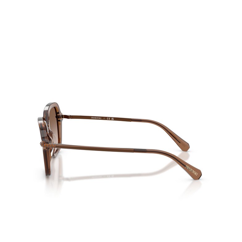 Occhiali da sole Swarovski SK6040 106713 transparent brown - 3/4