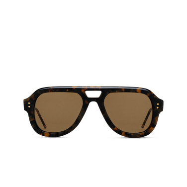 Lunettes de soleil Thom Browne UES923A 205 dark brown - Vue de face