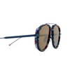 Thom Browne UES929A Sunglasses 410 dark navy - product thumbnail 3/4