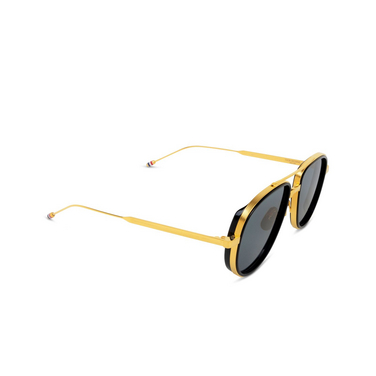 Thom Browne UES929A Sunglasses 712 yellow gold - three-quarters view