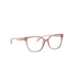 Tiffany TF2189 Eyeglasses 8297 pink brown transparent - product thumbnail 2/4