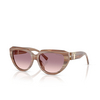 Lunettes de soleil Tiffany TF4238U 84358D striped topaz - Vignette du produit 2/4