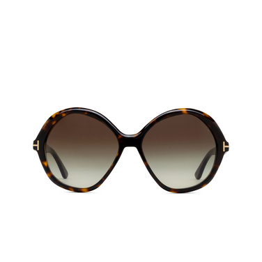Tom Ford ANNABELLE-02 Sunglasses 52B dark havana - front view