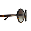 Tom Ford ANNABELLE-02 Sunglasses 52B dark havana - product thumbnail 3/4