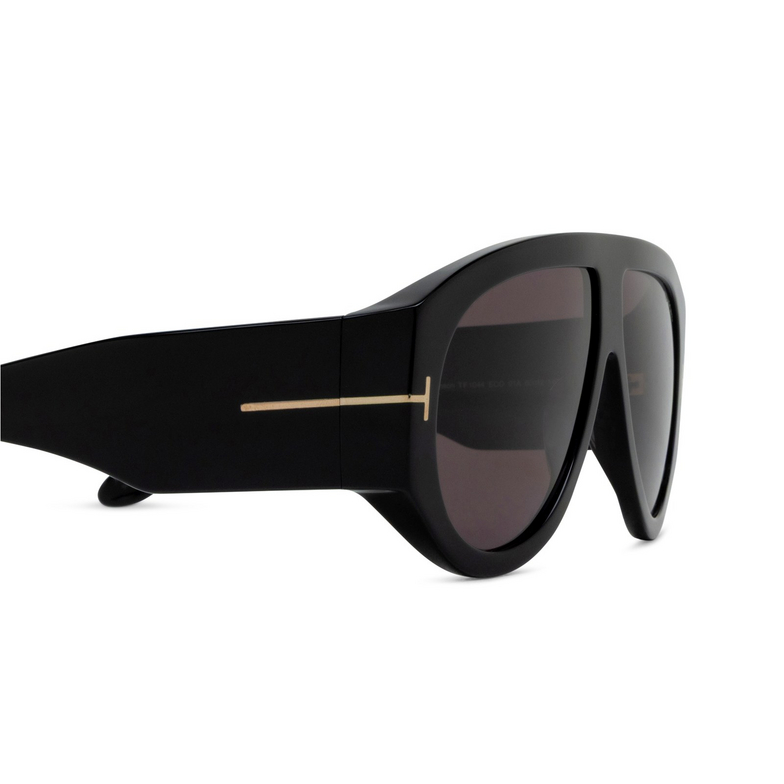 Tom Ford BRONSON Sunglasses 01A shiny black - 3/4