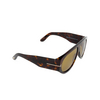 Lunettes de soleil Tom Ford BRONSON 52N dark havana - Vignette du produit 2/4