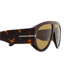 Lunettes de soleil Tom Ford BRONSON 52N dark havana - Vignette du produit 3/4