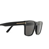 Tom Ford CALDER Sunglasses 01A shiny black - product thumbnail 3/4