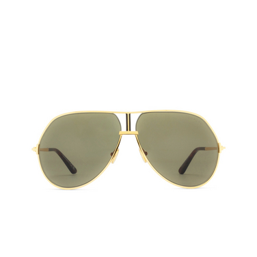 Gafas de sol Tom Ford FT1281 30N shiny deep gold - Vista delantera