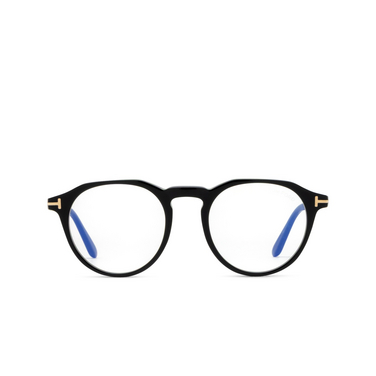 Lunettes de vue Tom Ford FT5833-B 001 shiny black - Vue de face